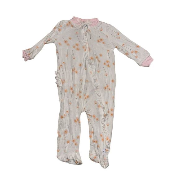 MIlkberry Bamboo Baby One-piece Sleeper Pajamas Soft Sleeper One Piece 3-6 month - Picture 1 of 5